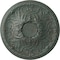 Ekena Millwork Tristan Ceiling Medallion (Fits Canopies up to 5 1/2"), Hnd-Painted Cloud Burst Crackle, 26"OD x 3"P CM26TNCBC - alternate 1